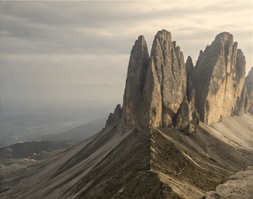 INSPIRED BY THE DOLOMITES.